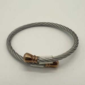 NEW Charriol Bangle Celtic Slim w/ Rose Gold Ends